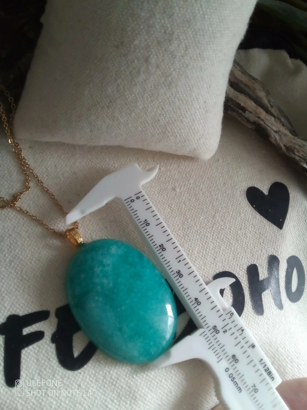 Amazonite natural stone necklace – photo 3